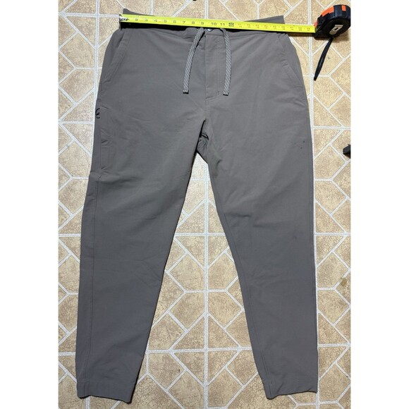 Patagonia Jogger Pants Men’s XL Brown Performance Tapered Hiking Nylon Blend - Picture 8 of 9